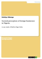 Societal perception of foreign businesses in Nigeria.