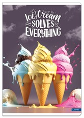 Sąsiuvinis A4 52lap. 70g ICE CREAM lang.