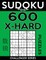Sudoku Book 600 Extra Hard Puzzles