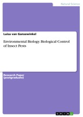 Environmental Biology. Biological Control of Insect Pests