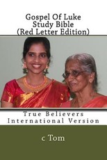 Gospel Of Luke Study Bible Red Letter Edition