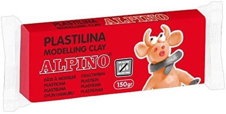 Plastilinas ALPINO 150g red