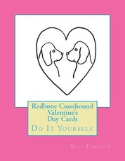 Redbone Coonhound Valentine's Day Cards