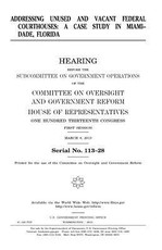 Addressing unused and vacant federal courthouses