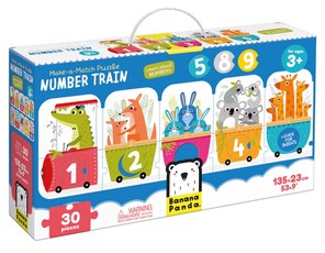 Dėlionė „Make-a-Match Puzzle Number Train“