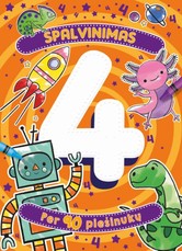 Spalvinimas 4 metų vaikams. Per 90 piešinių