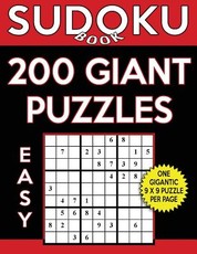 Sudoku Book 200 Easy GIANT Puzzles