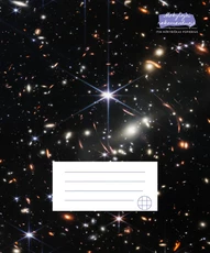 Sąsiuvinis „Galaktika“, 36 lapai, langeliais