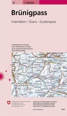 Swisstopo 1 : 100 000 Brünigpass
