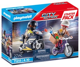 PLAYMOBIL CITY ACTION Pradinis rinkinys su policininku ir vagimi 71255