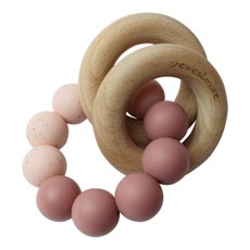 Kramtukas-barškutis kūdikiams „Chewies&More“, Blush/Rose Gritt