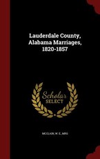 Lauderdale County, Alabama Marriages, 1820-1857