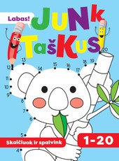Junk taškus iki 20. Spalvinimo knygelė