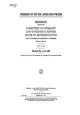 Oversight of the FDIC application process