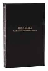 Kjv, Pocket New Testament with Psalms and Proverbs, Softcover, Black, Red Letter, Comfort Print