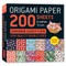 Origami Paper 200 Sheets Japanese Lucky Cats 6 (15 CM)