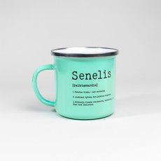 Metalinis puodelis „Senelis“, mėtinis, 300 ml