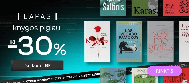 Leidyklos LAPAS knygoms iki -30% extra nuolaidos!