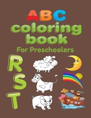 ABC Letter Coloring Book For Preschoolers