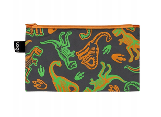 LOQI užsegamas krepšelis „DINOSAUR Skeleton Reflective Mini“