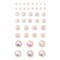Lipnūs kristalai 40vnt OPALESCENT CREAM