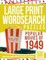 Large Print Wordsearches Puzzles Popular Movies of 1949