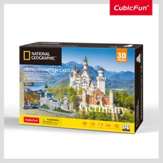 CUBICFUN 3D dėlionė „Neuschwanstein pilis“