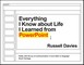 Everything I Know about Life I Learned from PowerPoint