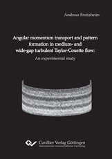 Angular momentum transport and pattern formation in medium- and wide-gap turbulent Taylor-Couette flow