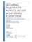 Securing Telehealth Remote Patient Monitoring Ecosystem