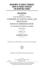 Department of Energy oversight
