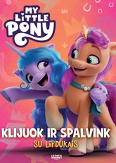 Mažieji poniai. Klijuok ir spalvink