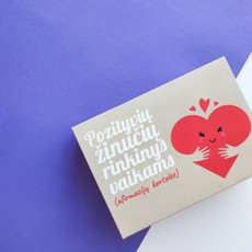 Pozityvių žinučių, afirmacijų kortelės vaikams