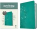 NLT Thinline Center-Column Reference Bible, Filament-Enabled Edition (Red Letter, Leatherlike, Peony Rich Teal)