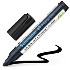 Žymeklis baltai lentai Maxx 293 2-5mm juodas