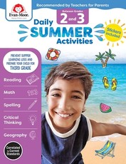 Daily Summer Activities: Between 2nd Grade and 3rd Grade, Grade 2 - 3 Workbook