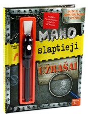 Mano slaptieji užrašai + rašiklis su nematomu rašalu ir UV šviesa