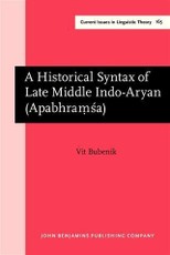 Historical Syntax of Late Middle Indo-Aryan (Apabhraṃsa)