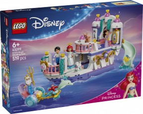 Disney 43299 – Arielės karališkųjų vestuvių valtis, konstruktorių rinkinys (blokeliai)