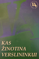 Kas žinotina verslininkui