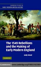 1549 Rebellions and the Making of Early Modern England