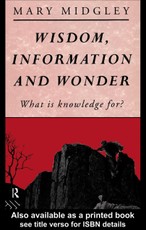 Wisdom, Information and Wonder