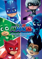PJ Masks. Pižamų herojai: spalvinimo knyga su lipdukais