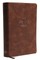NKJV, Abide Bible, Leathersoft, Brown, Red Letter Edition, Comfort Print