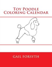 Toy Poodle Coloring Calendar