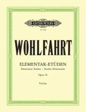 40 Elementar-Etüden für Violine solo op. 54