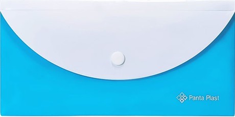 Dvigubas aplankas su spaustuku DL  melsvas