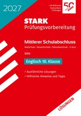 STARK Lösungen zu Englisch - Mittlerer Schulabschluss (MSA) 2027 NRW - Prüfungsvorbereitung
