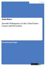 Juvenile Delinquency in the United States. Causes and Prevention
