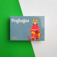 Profesijos. Lavinamųjų kortelių rinkinys